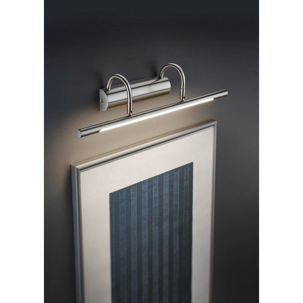 Sidabrinės spalvos sieninė lempa LED Cuadro – Trio-image-1