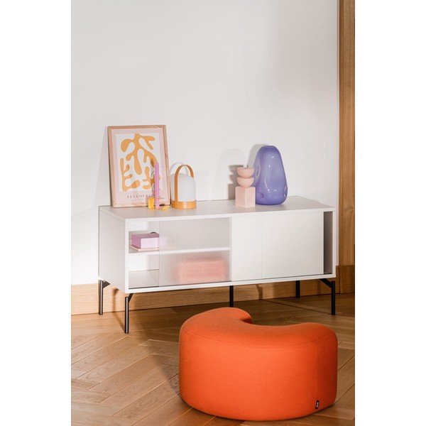 Pilkai smėlinės spalvos TV spintelė 116x55x42 cm Met Mini – noo.ma-image-4