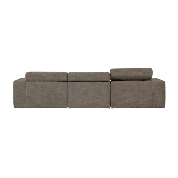 Pilkos spalvos reguliuojama kampinė sofa (su dešiniuoju kampu/su gultu) Novi – WOOOD-image-2