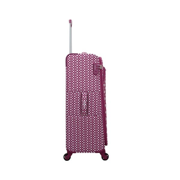 Violetinės ir rožinės spalvos 4 ratukų bagažas Lollipops Jenny, aukštis 77 cm-image-1