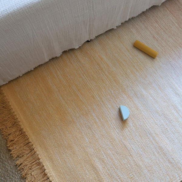 Oranžinis-rožinis plaunamas kilimas 100x150 cm Kirthy - Nattiot-image-2