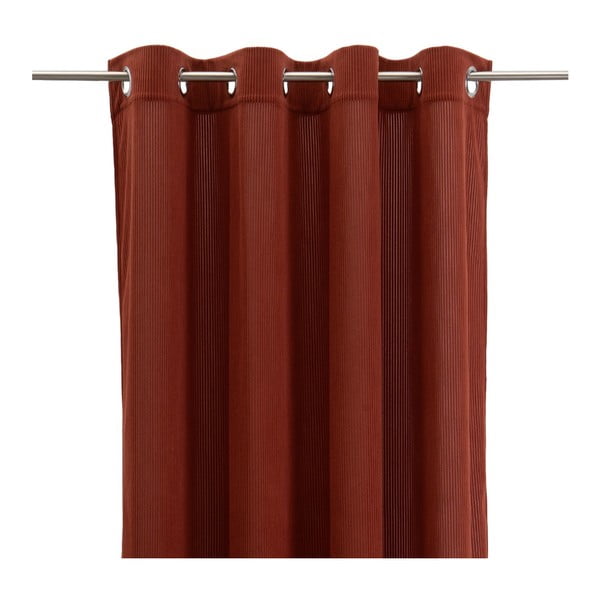 Terakotos spalvos iš kordinio velveto užuolaida 140x260 cm Merely – Casa Selección
