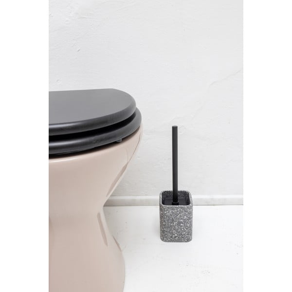 Pilkos spalvos iš polirezino tualeto šepetys Tom Tailor T-Terrazzo – Wenko-image-1