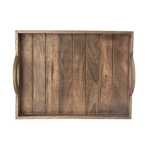 Iš medienos padėklas serviravimo padėklas 30.5x40.5 cm Mango – Orion-image-2