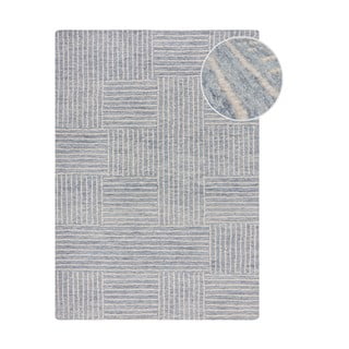Rankų darbo iš vilnos kilimas šviesiai mėlynos spalvos 160x230 cm Memphis Wool – Flair Rugs