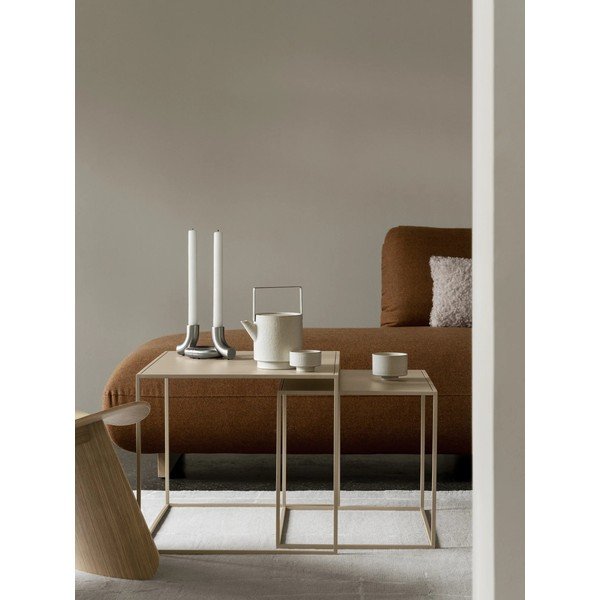 Kreminės spalvos iš molio su koštuvu arbatinukas 1 l Makoto – Blomus-image-4