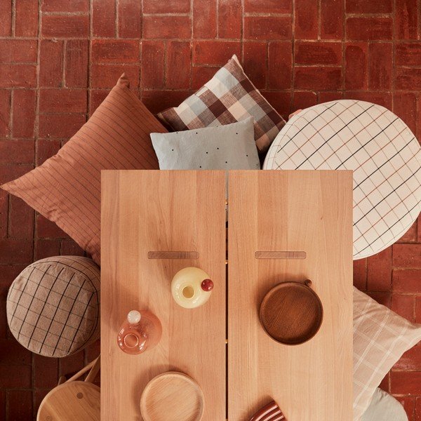 Iš medienos padėklas ø 20 cm Inka – OYOY Living Design-image-2