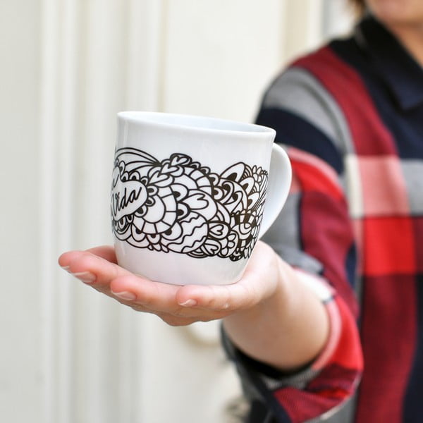 Riboto leidimo puodelis Bonami Pura Vida by Petruccya, 260 ml-image-1