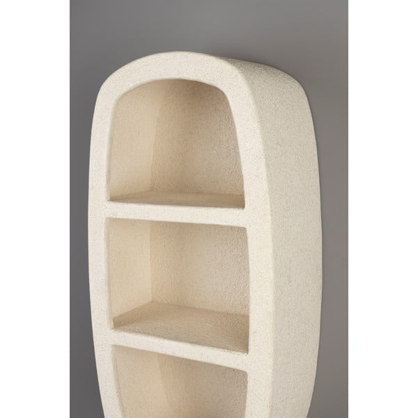 Kelių aukštų sieninė lentyna kreminės spalvos 23 cm Veda – Dutchbone-image-4