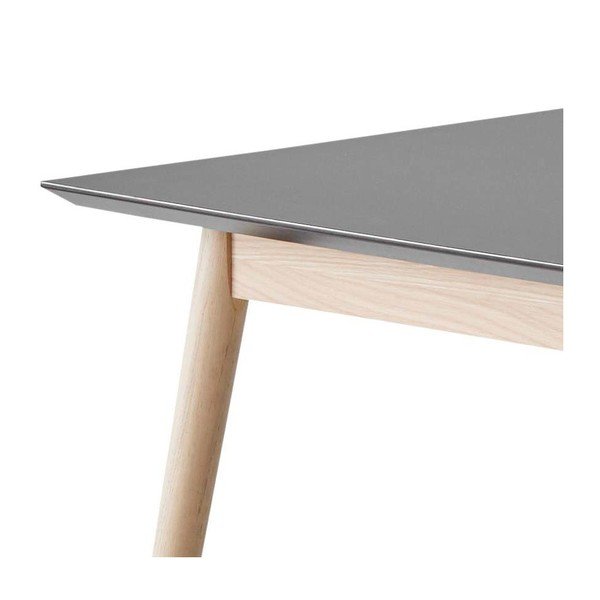 Prailginamas valgomojo stalas antracito spalvos/natūralios spalvos 90x165 cm Meza – Hammel Furniture-image-4