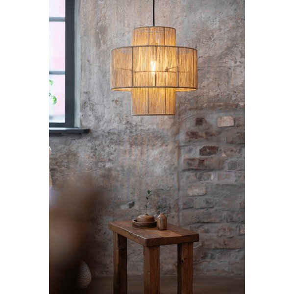 Kabantis šviestuvas natūralios spalvos ø 40 cm iš džiuto Soga – Markslöjd-image-2