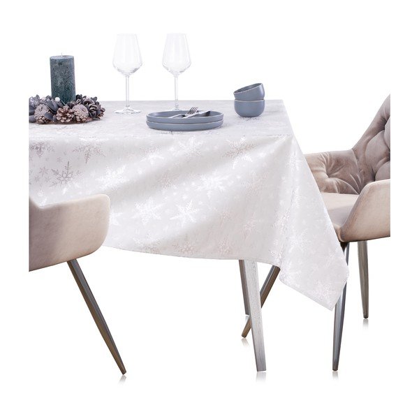 Staltiesė su Kalėdų motyvu 140x240 cm White Christmas – Restilo-image-3