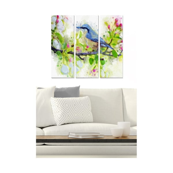 Paveikslai 3 vnt. rinkinyje 20x50 cm - Wallity-image-1