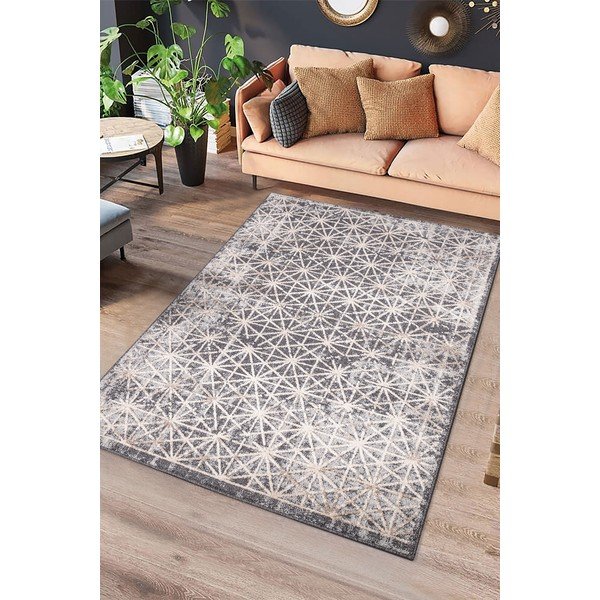 Kilimas pilkos spalvos 140x200 cm Paula – Universal-image-1