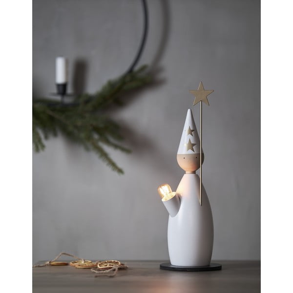Šviečianti dekoracija baltos spalvos su Kalėdų motyvu ø 12 cm Lucia Classic – Star Trading-image-2