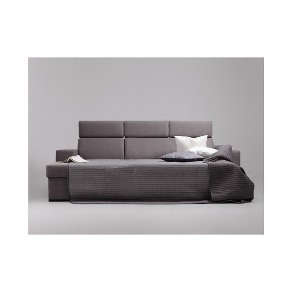 Pilkos ir smėlio spalvos kampinė sofa Custom Form Atlantica, kampas kairėje-image-3
