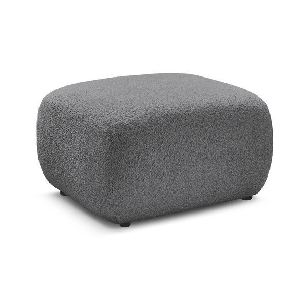 Pilkos spalvos taburetė iš boucle Montaigne – Bobochic Paris