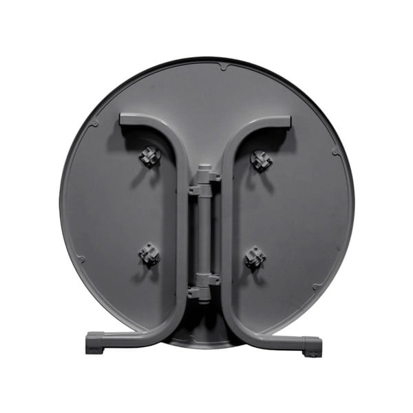 Iš metalo apvalios formos sodo valgomojo stalas ø 70 cm Pizarra – Dajar-image-1