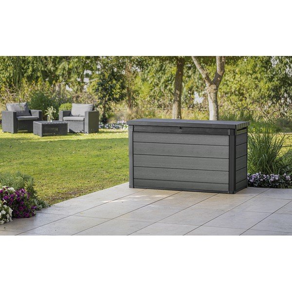 Sodo daiktadėžė pilkos spalvos Cortina – Keter-image-1