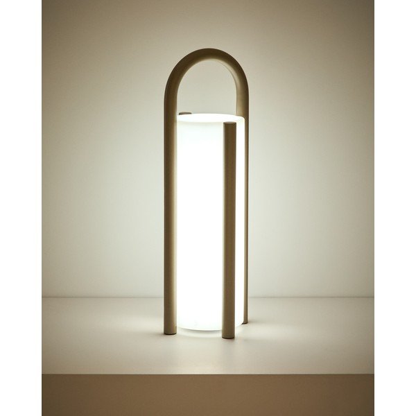 Nešiojamas lauko šviestuvas LED USB ø 16 cm Leros – Kave Home-image-3