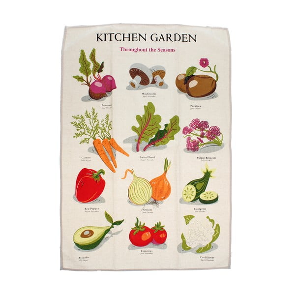 Iš medvilnės virtuvės rankšluostis 50x70 cm Kitchen Garden – Rex London