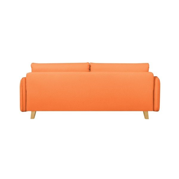 Oranžinė trijų vietų sofa "Kooko Home Bebop-image-4