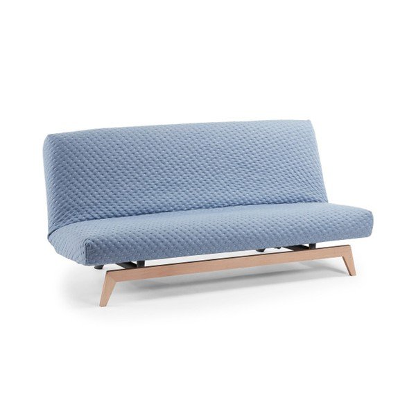 Šviesiai mėlyna sofa-lova La Forma Kiko