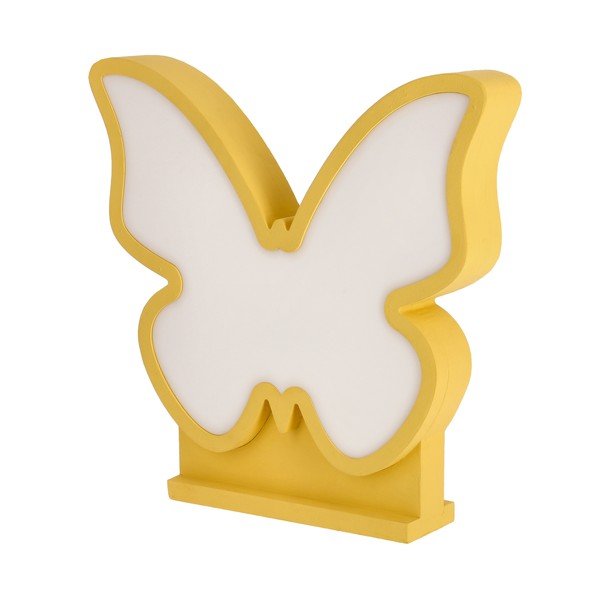 Geltonos spalvos vaikiška lempa Butterfly - Candellux Lighting-image-3