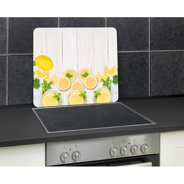 Iš grūdinto stiklo aksesuaras viryklei 50x56 cm Lemons – Wenko-image-3