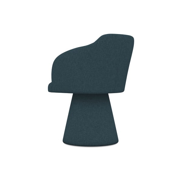 Smaragdinės spalvos iš audinio valgomojo kėdė Kanoa – Makamii-image-3