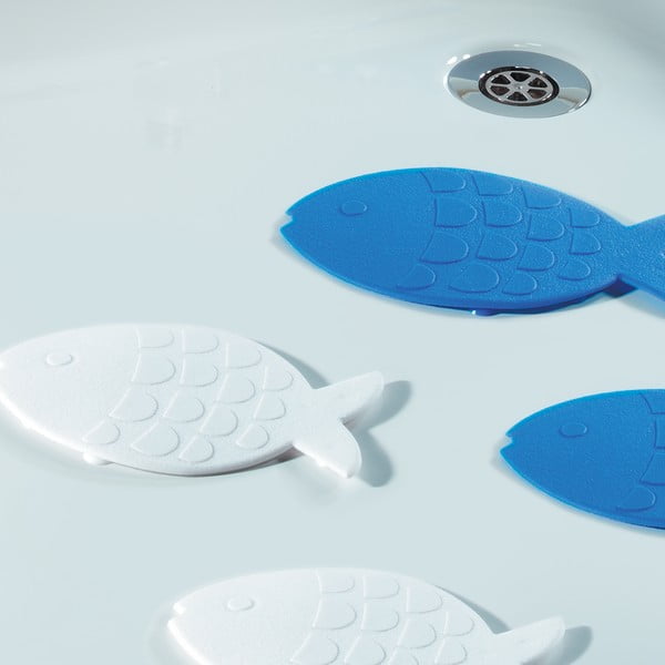 Vaikiški neslystantys kilimėliai 5 vnt. vonioms 16x10,5 cm Globefish – Spirella-image-1