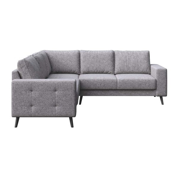 Modulinė kampinė sofa pilkos spalvos Fynn – Ghado
