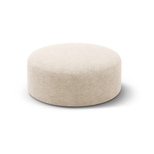 Smėlio spalvos iš boucle pufas Dia – Micadoni 