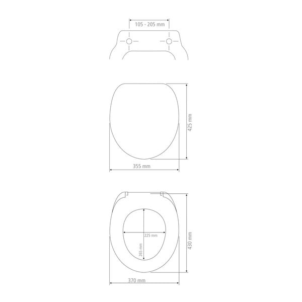 Tualeto sėdynė Easy-close funkcija 37 x 43 cm Rustic – Wenko-image-3