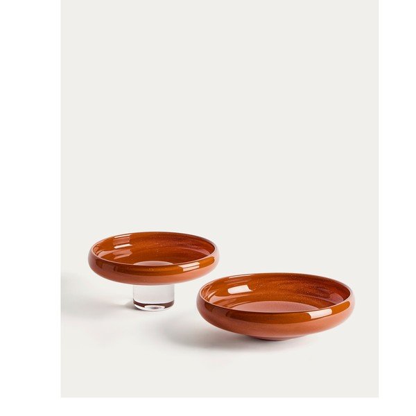 Iš stiklo dekoratyvinis dubuo ø 34 cm Denuo – Kave Home-image-3