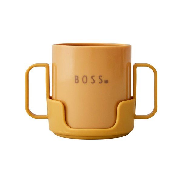 Geltonas vaikiškas puodelis Design Letters Mini Boss-image-4