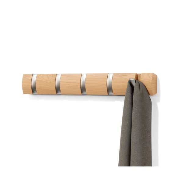 Natūralios spalvos uosio medienos sieninė pakaba Flip - Umbra-image-4