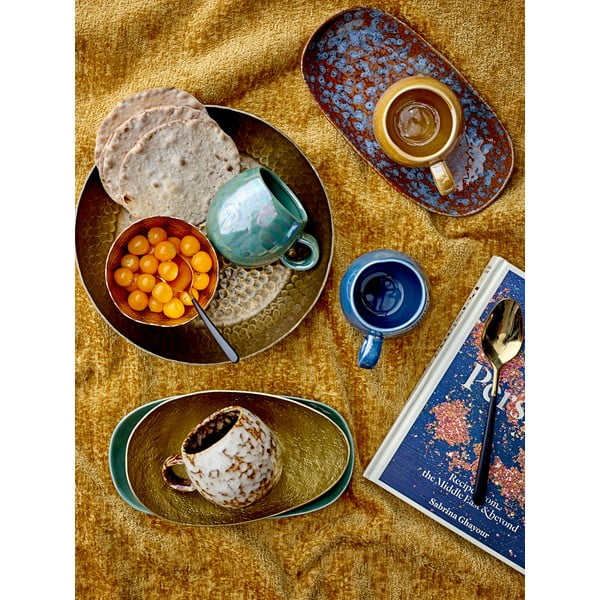 Rudos spalvos/smėlio spalvos iš keramikos puodelis 280 ml Paula – Bloomingville-image-1