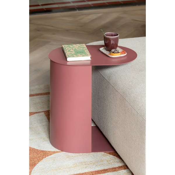 Iš metalo šoniniai stalai 2 vnt. 30x45 cm Riqueza Oval – Leitmotiv-image-1