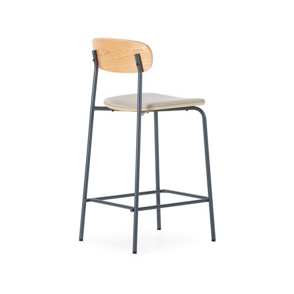 Smėlio spalvos iš audinio baro taburėtės 2 vnt. (sėdynės aukštis 65,5 cm) Saula – Marckeric-image-4
