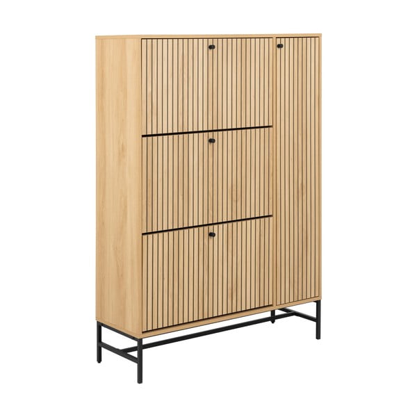 Atlenkiama spintelė batams natūralios spalvos iš ąžuolo 99x140x35 cm Albany  – Actona