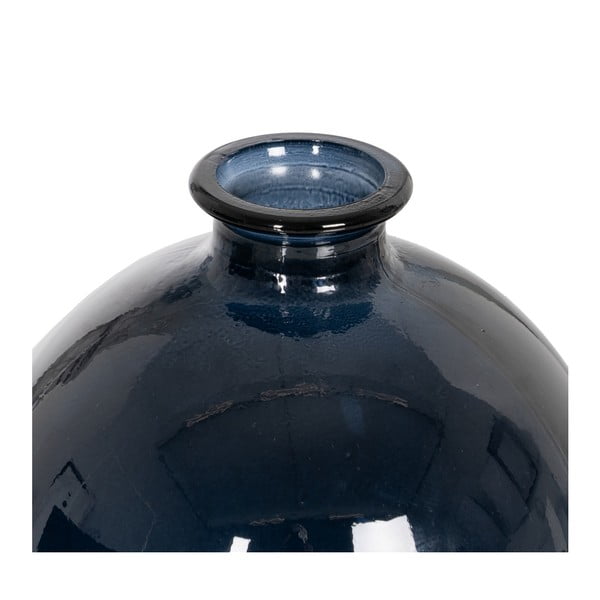 Rankų darbo vaza tamsiai mėlynos spalvos (aukštis 18 cm) – Ixia-image-3