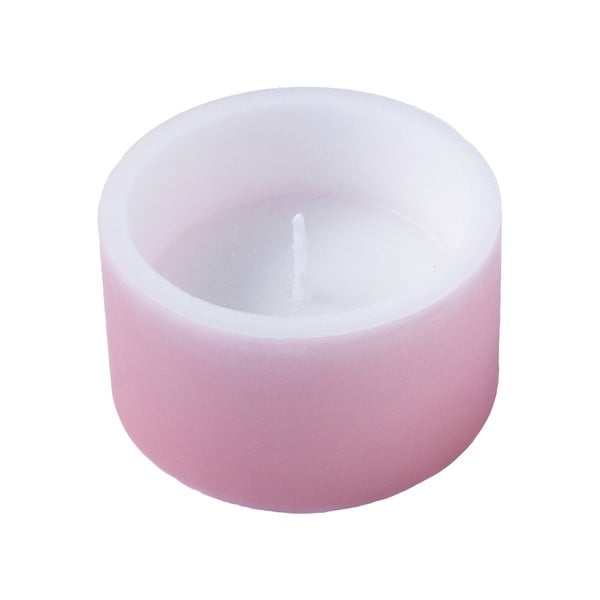 Rožinė žvakė Unipar Outdoor, degimo laikas 17 val