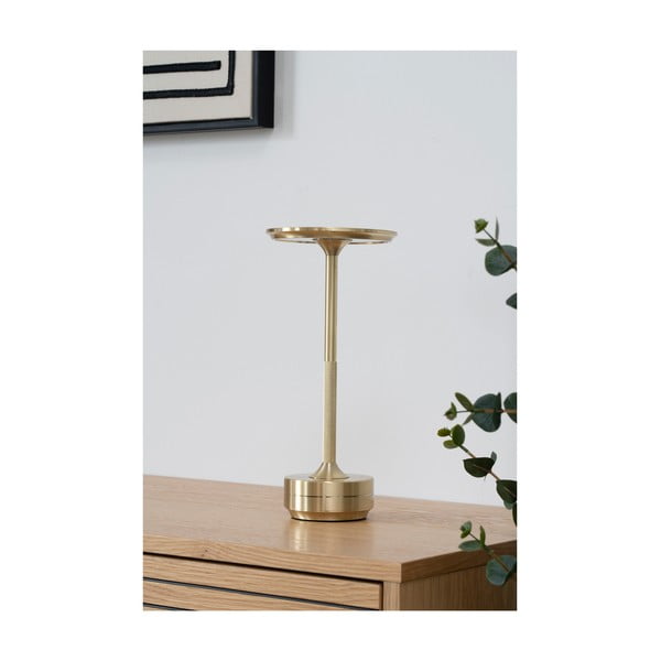 Žalvario spalvos stalinis šviestuvas LED (aukštis 28,5 cm) Lyneham – House Nordic-image-1