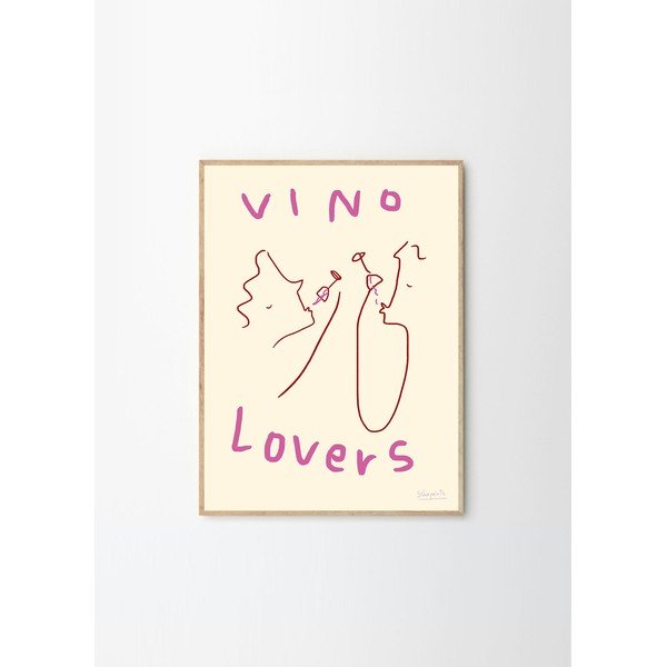 Plakatas 50x70 cm Vino Lovers – Ruby Hughes – The Poster Club-image-4