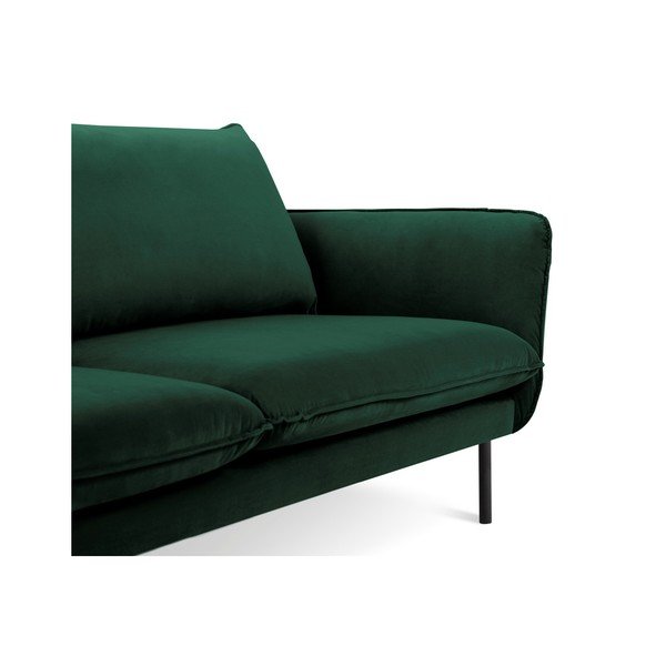 Žalia aksominė sofa Cosmopolitan Design Vienna, 200 cm-image-3
