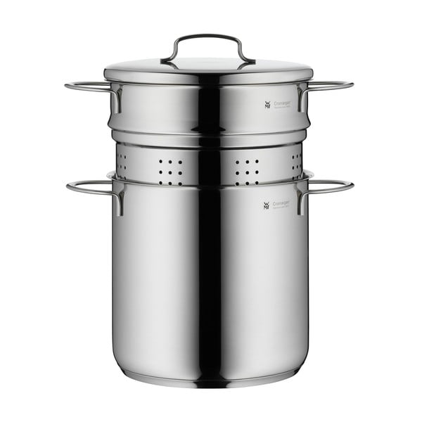 Nerūdijančio plieno puodas makaronams su dangčiu WMF Cromargan® Mini, ⌀ 18 cm-image-3