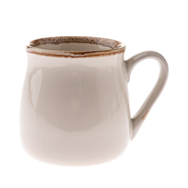 Kreminės spalvos iš akmens masės puodelis 560 ml Tone – Dakls