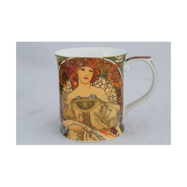 Alfonsas Mucha - puodelis "Svajojantis", 0,4 l