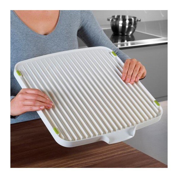 Pilkas dvipusis lašėjimo padėklas Joseph Joseph Flip-image-3